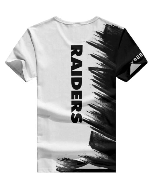 Las Vegas Raiders Personalized Summer V-neck Women T-shirt BG349