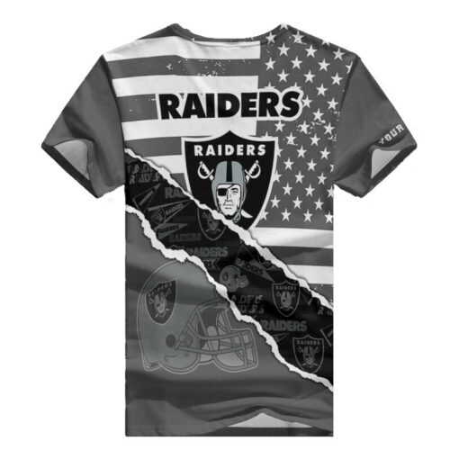 Las Vegas Raiders Personalized Summer V-neck Women T-shirt BG403