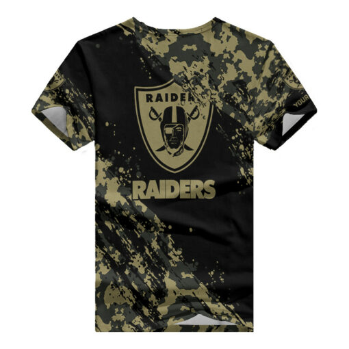 Las Vegas Raiders Personalized Summer V-neck Women T-shirt BG419