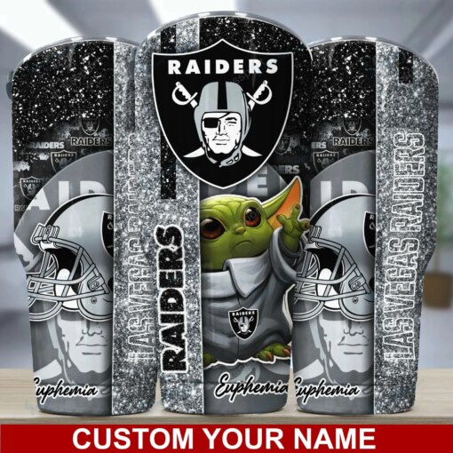 Las Vegas Raiders Personalized Tumbler BG174