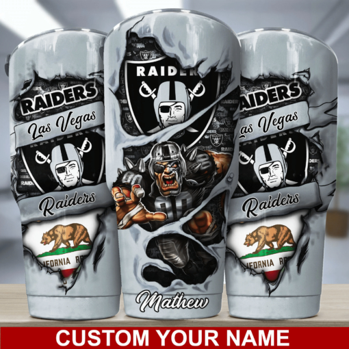 Las Vegas Raiders Personalized Tumbler BG237