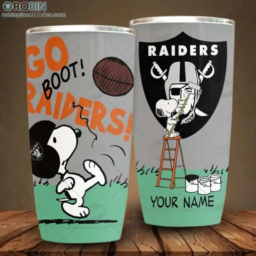 Las Vegas Raiders Personalized Tumbler BG595