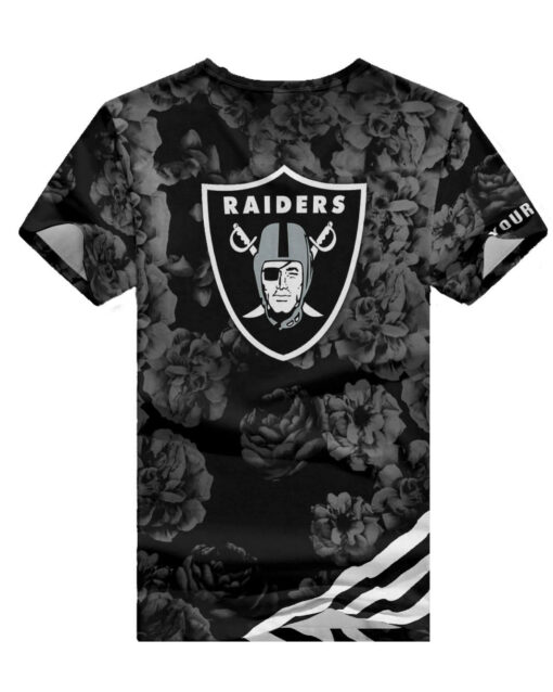 Las Vegas Raiders Personalized V-neck Women T-shirt BG441