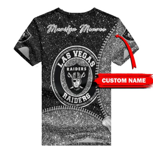 Las Vegas Raiders Personalized V-neck Women T-shirt BG677