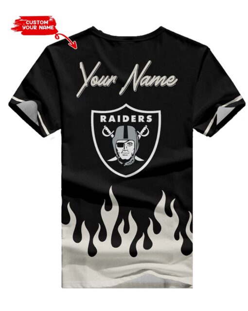 Las Vegas Raiders Personalized V-neck Women T-shirt BG765