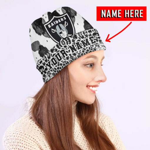 Las Vegas Raiders Personalized Wool Beanie 153