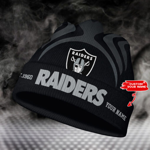 Las Vegas Raiders Personalized Wool Beanie BGWBH221