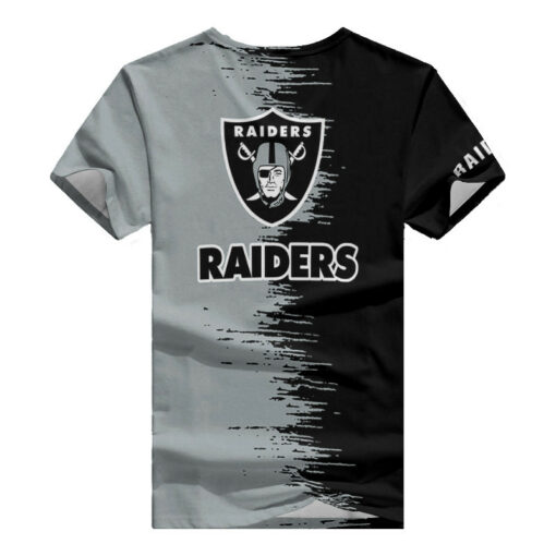 Las Vegas Raiders Summer V-neck Women T-shirt BG09