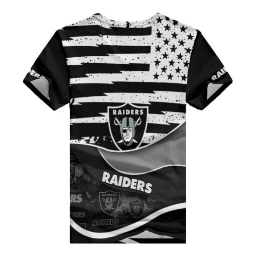 Las Vegas Raiders Summer V-neck Women T-shirt BG332