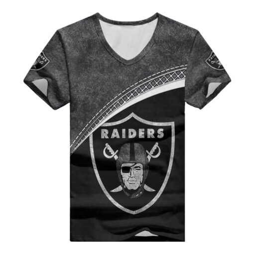 Las Vegas Raiders V-neck Women T-shirt BG715