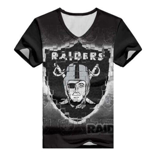 Las Vegas Raiders V-neck Women T-shirt BG804