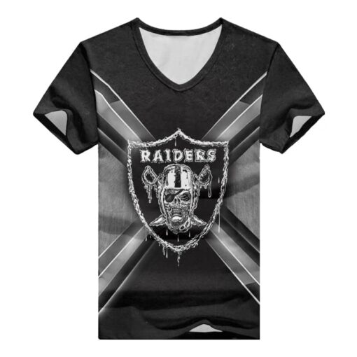 Las Vegas Raiders V-neck Women T-shirt BG805