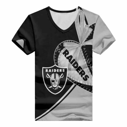 Las Vegas Raiders V-neck Women T-shirt BG849