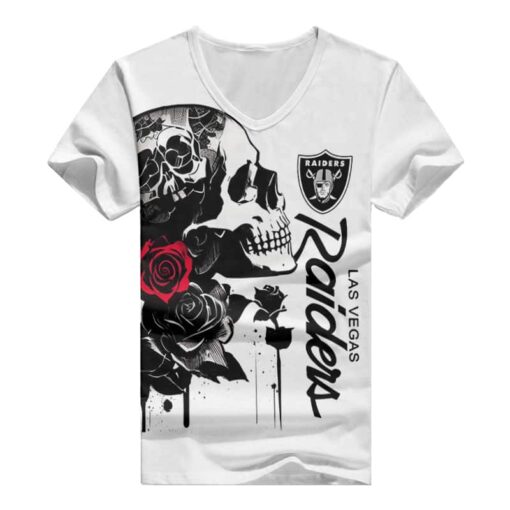 Las Vegas Raiders V-neck Women T-shirt BG852