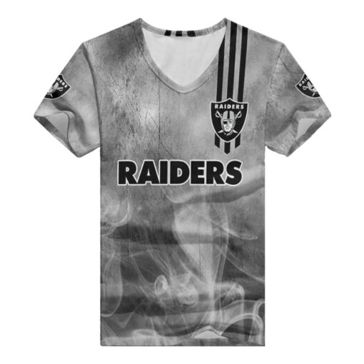 Las Vegas Raiders V-neck Women T-shirt BG955