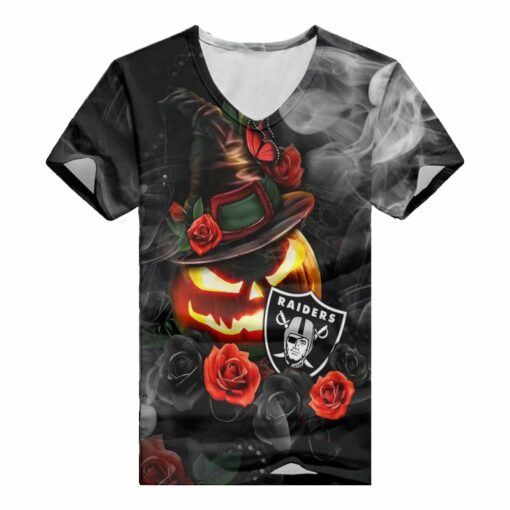 Las Vegas Raiders V-neck Women T-shirt BG970