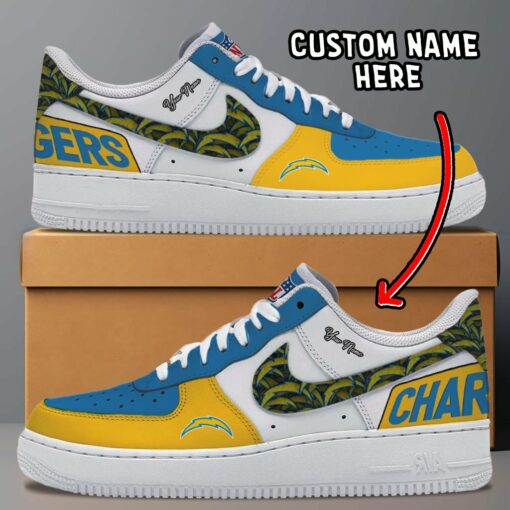 Los Angeles Chargers Personalized AF1-1 Shoes AF1S019