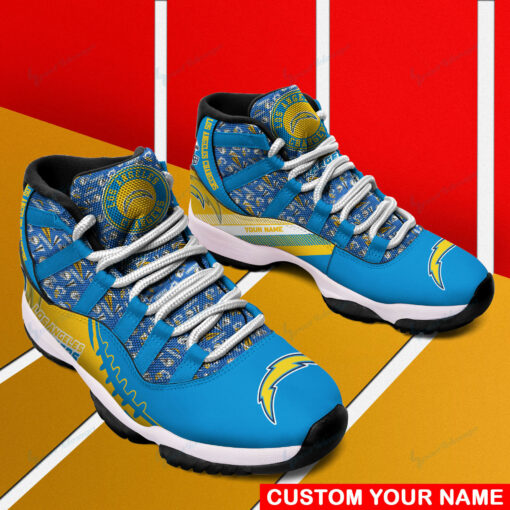 Los Angeles Chargers Personalized AJD11 Sneakers BG166