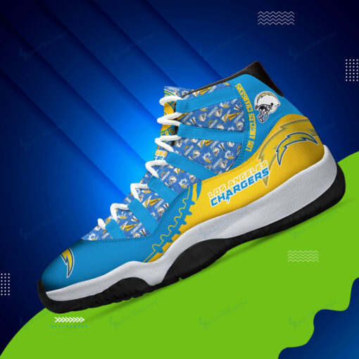 Los Angeles Chargers Personalized AJD11 Sneakers BG166