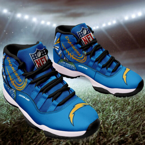 Los Angeles Chargers Personalized AJD11 Sneakers BG201