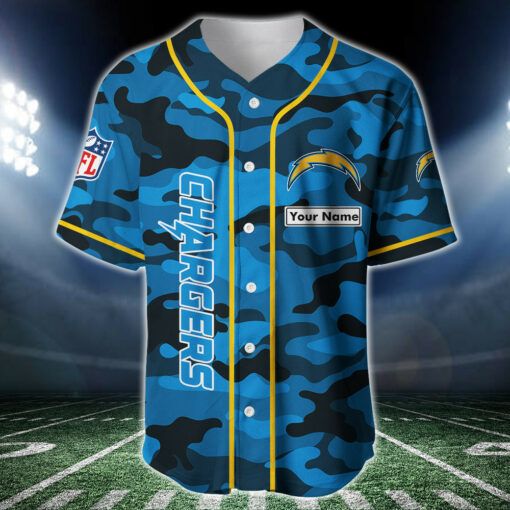 Los Angeles Chargers Personalized Baseball Jersey BG211