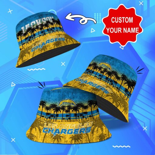 Los Angeles Chargers Personalized Bucket Hat BG16