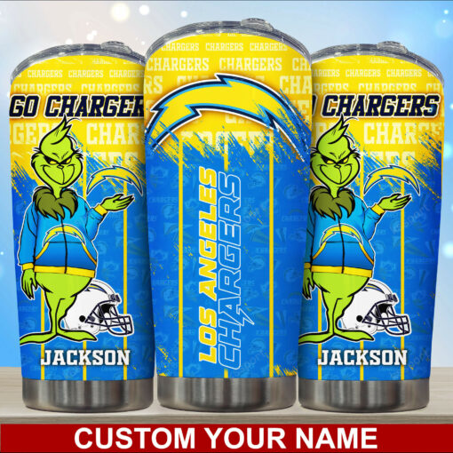 Los Angeles Chargers Personalized Tumbler BG105