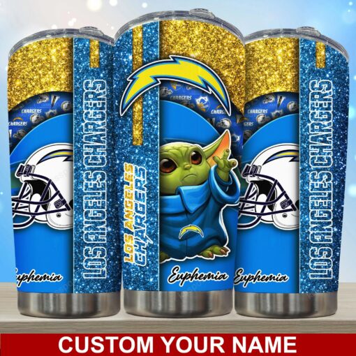 Los Angeles Chargers Personalized Tumbler BG167