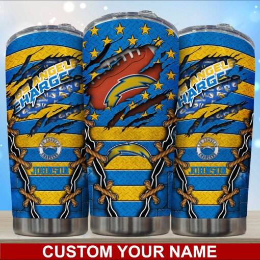 Los Angeles Chargers Personalized Tumbler BG16