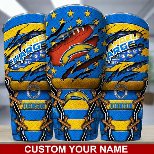 Los Angeles Chargers Personalized Tumbler BG16