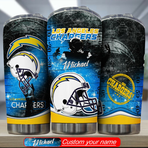 Los Angeles Chargers Personalized Tumbler BG327