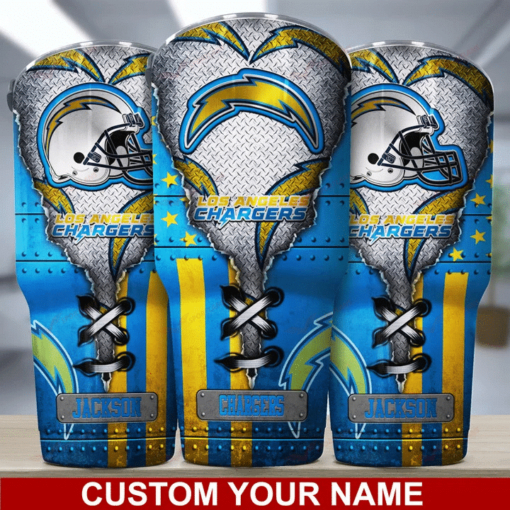 Los Angeles Chargers Personalized Tumbler BG422