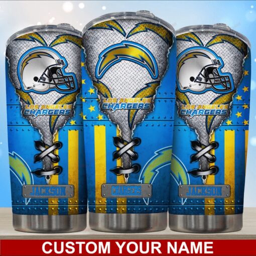 Los Angeles Chargers Personalized Tumbler BG422