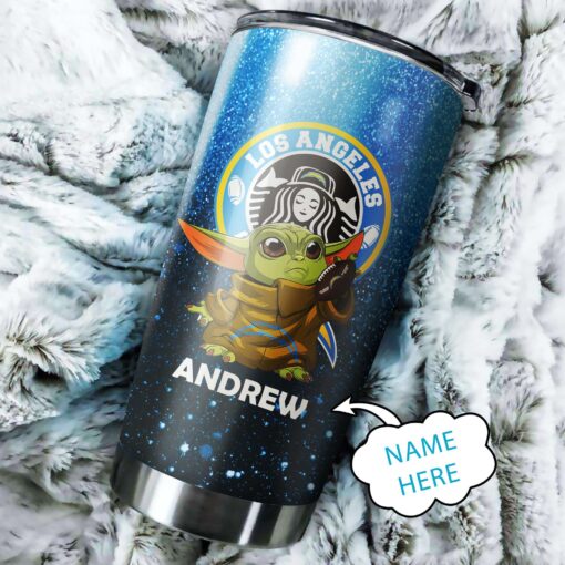 Los Angeles Chargers Personalized Tumbler BG567