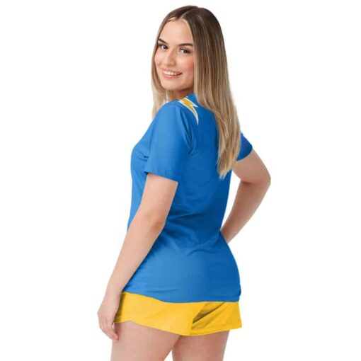 Los Angeles Chargers Personalized V-neck Women T-shirt BG733