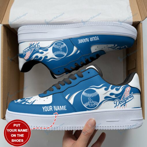 Los Angeles Dodgers Personalized AF1 Shoes BG135