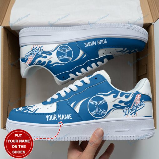 Los Angeles Dodgers Personalized AF1 Shoes BG135