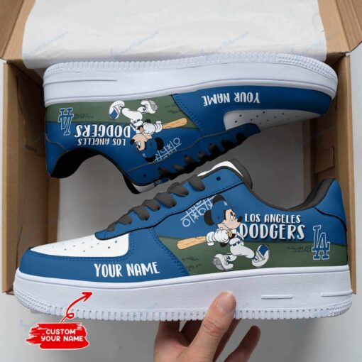 Los Angeles Dodgers Personalized AF1 Shoes BG253