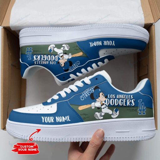 Los Angeles Dodgers Personalized AF1 Shoes BG253