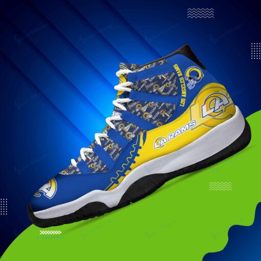 Los Angeles Rams Personalized AJD11 Sneakers BG167