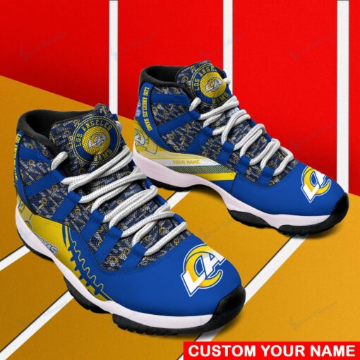 Los Angeles Rams Personalized AJD11 Sneakers BG167