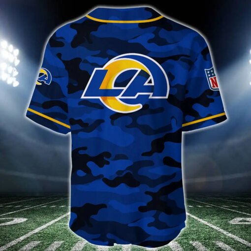 Los Angeles Rams Personalized Baseball Jersey BG212