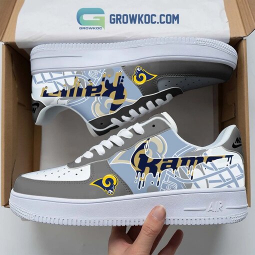 Los Angeles Rams Personalized Colorful AF1-1 Shoes AF1CS028