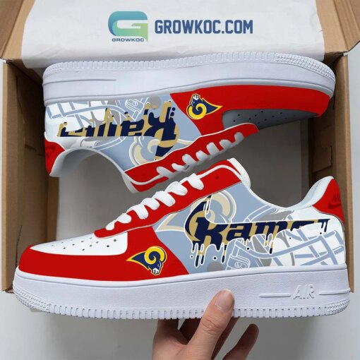 Los Angeles Rams Personalized Colorful AF1-1 Shoes AF1CS028