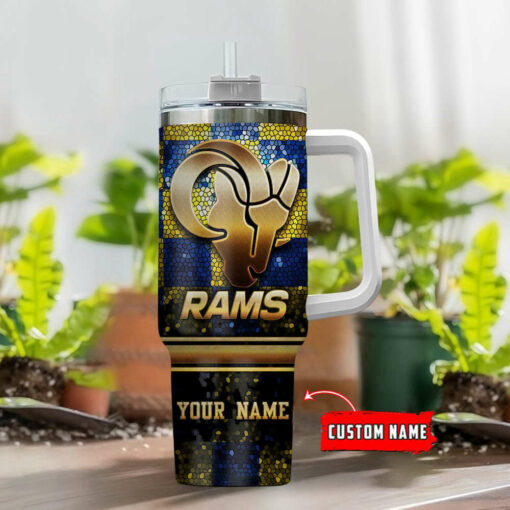 Los Angeles Rams Personalized Limited Edition Sport Fan Gift 40oz Tumbler AZC40OZT097