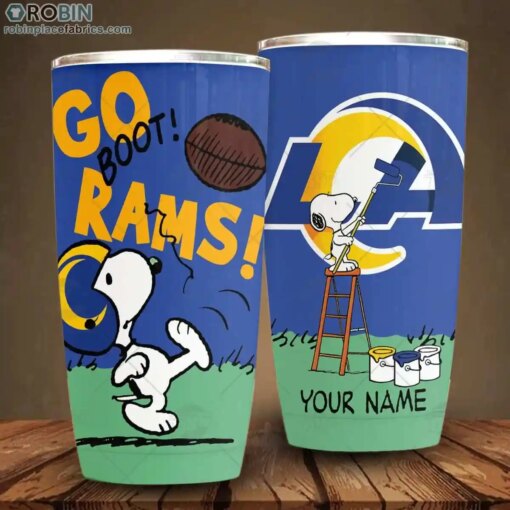 Los Angeles Rams Personalized Tumbler BG597