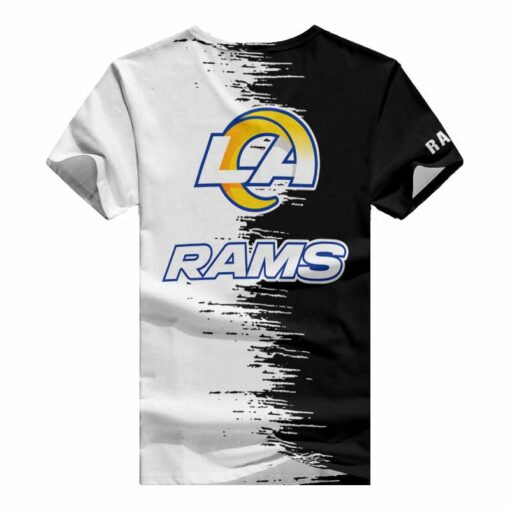 Los Angeles Rams Summer V-neck Women T-shirt BG10