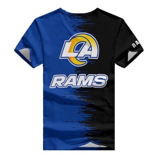 Los Angeles Rams Summer V-neck Women T-shirt BG10