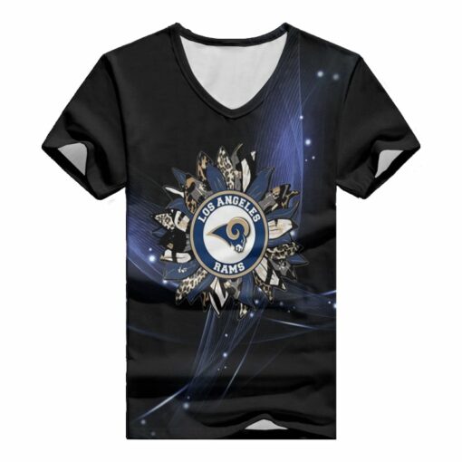 Los Angeles Rams V-neck Women T-shirt BG497