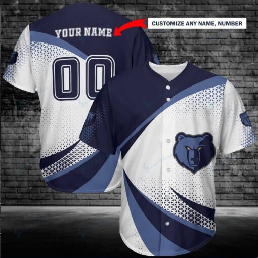 Memphis Grizzlies Personalized Baseball Jersey 238